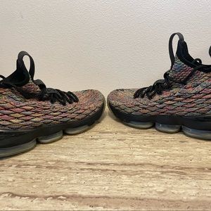 Lebron 15 multi colored